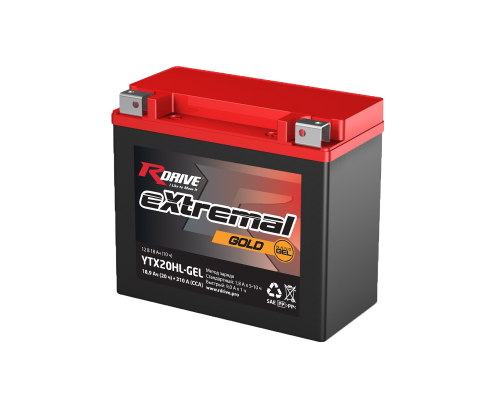 Аккумулятор RDRIVE EXTREMAL GOLD YTX20HL-GEL * Аккумулятор RDRIVE EXTREMAL GOLD YTX20HL-GEL *
