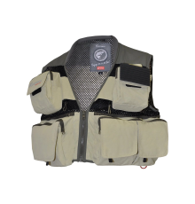Жилет рыболовный Профи Лайт хаки р.2XL