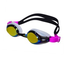 AD4500M Очки д/плавания white/violet/black