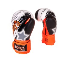 BBG07 Перчатки боксерские 4oz оранжевые