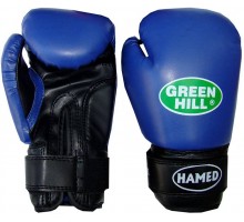 BGH2036 Перчатки бокс.GREEN HILL HAMED синий 8