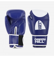 BGHT2036 Перчатки бокс.GREEN HILL HAMED BLUE 10oz