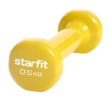 DB101 Гантель Starfit винил. 0,5кг. жел.