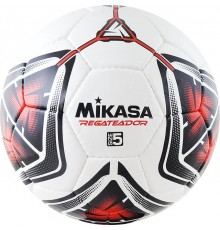Мяч футб. "MIKASA REGATEADOR5-R", р.5, 32пан, гл. ПВХ, руч.сш, лат.кам, бело-черн-красный