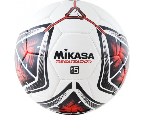 Мяч футб. "MIKASA REGATEADOR5-R", р.5, 32пан, гл. ПВХ, руч.сш, лат.кам, бело-черн-красный Мяч футб. "MIKASA REGATEADOR5-R", р.5, 32пан, гл. ПВХ, руч.сш, лат.кам, бело-черн-красный