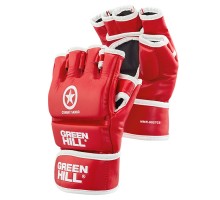 MMR0027CS Перчатки MMA Green Hill Combat Sambo красные р.S