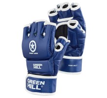 MMR0027CS Перчатки MMA Green Hill Combat Sambo синие р.S