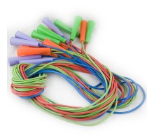 MR-Sk2.65/Y916 Скакалка цветная, 2,65м, d5мм, резин пластикат, пласт ручки