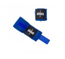 Бинты эластичные Clinch Boxing Crepe Bandage Punch синие 2.55м.