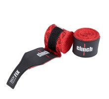 Бинты эластичные Clinch Boxing Crepe Bandage Tech Fix красные 3.5м.