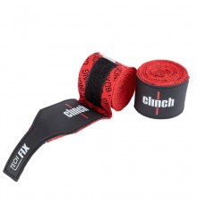 Бинты эластичные Clinch Boxing Crepe Bandage Tech Fix красные 3.5м.