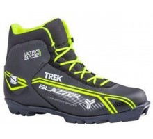 Ботинки лыжные 1.11-01.M.N TREK Blazzer1 черный (лого лайм неон) N (RU42;EU43;CM27)