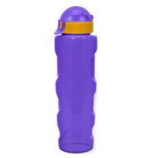 Бутылка для воды "LIFESTYLE" со шнурком, 700 ml., anatomic, прозрачно/фиолетовый