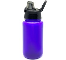 Бутылка для воды с автоматической кнопкой, 500 ml., фиолетовый