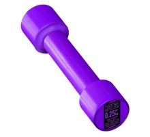 Гантель пластиковая 0.25кг.
