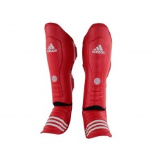 Защита голени и стопы WAKO Super Pro Shin Instep Guards красная L