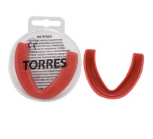 Капа боксерская "TORRES", термопластичная, евростандарт CE approved, красный