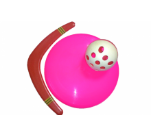 Летающая игрушка №1 (Бумаренг мал., Летающая тарелка, Мяч).