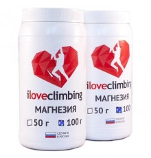 Магнезия порошковая "iLoveClimbing" 100 грамм (в пакете)