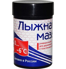 Мазь лыжная (35 гр. Банка) 0...-6°C