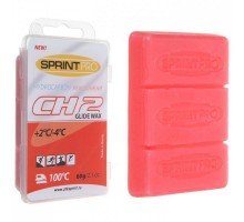 Мазь скольжения (парафин) SPRINT PRO красная 60гр +2/-4