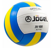 Мяч волейбольный Jögel JV-100, синий/желтый (BC21)