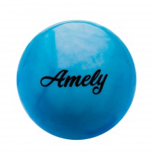 Мяч для х/г Amely AGB-101 19см. синий/белый