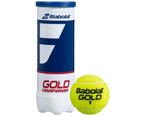 Мяч теннисный BABOLAT Gold Championship 3B,одобр.ITF,сукно,нат.резина,желт Мяч теннисный BABOLAT Gold Championship 3B,одобр.ITF,сукно,нат.резина,желт