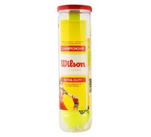 Мяч теннисный WILSON Championship,  одобр.ITF и USTA,фетр,нат.резина, желтый