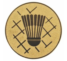 Наклейка на медаль Бадминтон