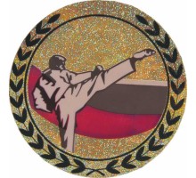 Наклейка на медаль каратэ бронза