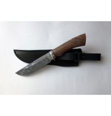 Нож Охотник XB5 алмазка (венге, гарда, мельхиор+трубка)