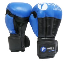 Перчатки RUSCO SPORT для Рукопашного боя Классик синие (8 OZ S)