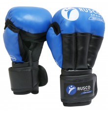 Перчатки RUSCO SPORT для Рукопашного боя Классик синие (8 OZ S)