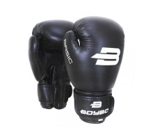 Перчатки боксерские BOYBO BASIC черные 8 oz