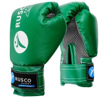 Перчатки боксерские Rusco Sport  зеленые 6oz