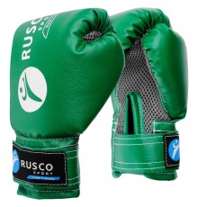 Перчатки боксерские Rusco Sport  зеленые 6oz