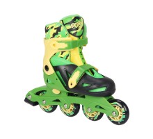 Раздвижные роликовые коньки GAME GREEN р.S (30-33)