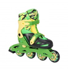 Раздвижные роликовые коньки GAME GREEN р.S (30-33)