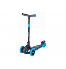 Самокат 3х кол. RIDEX 3D ROBIN 120/90mm неоновый/голубой