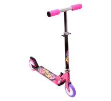 Самокат GRAFFITI 125мм pink